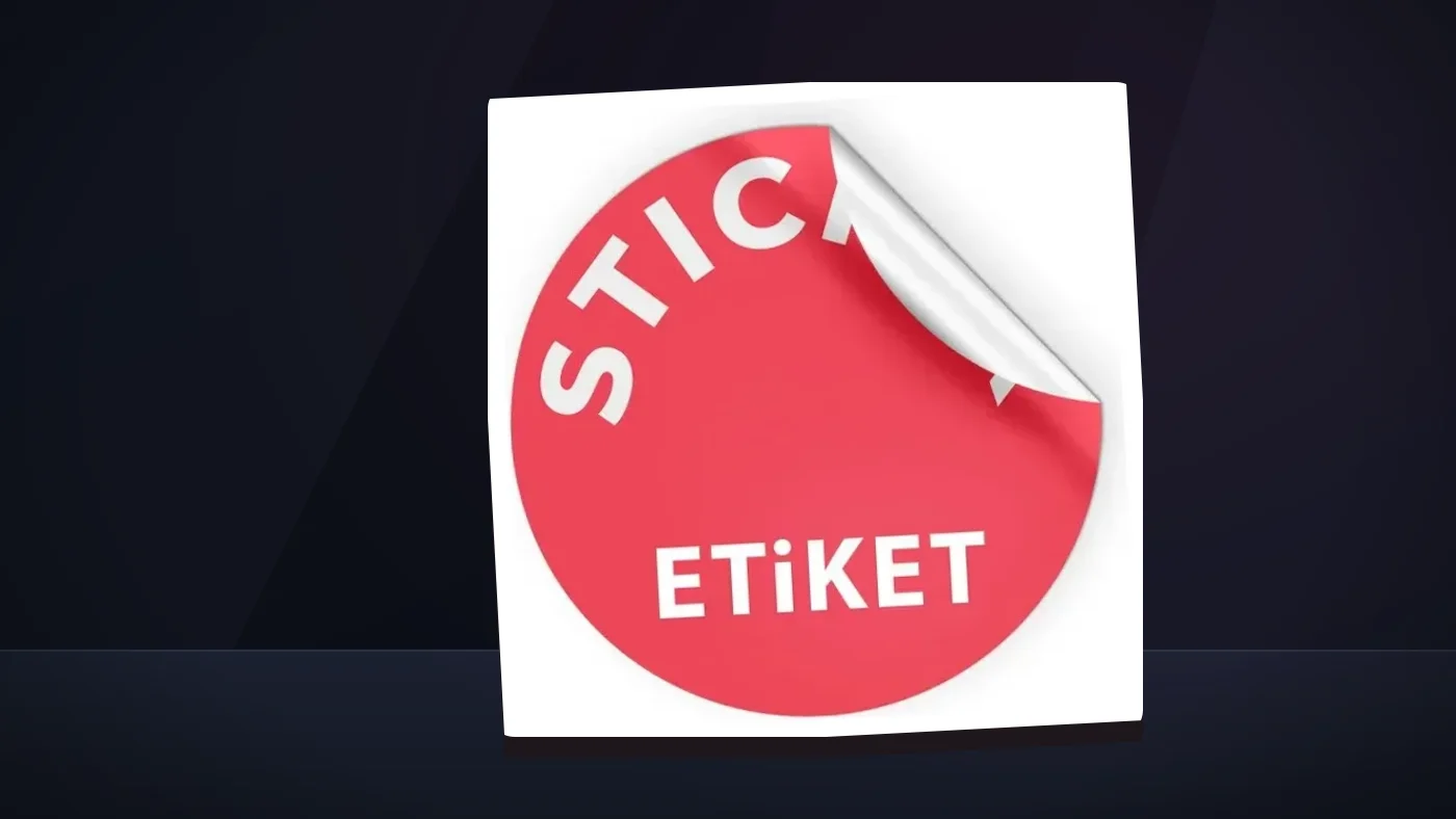 Etiket (Sticker) kategorisi